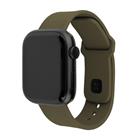 Fixed Set silikonových řemínků Silicone Sporty Strap pro Apple Watch 38 40 41mm, olivový