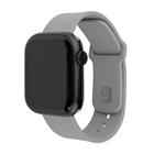 Fixed Set silikonových řemínků Silicone Sporty Strap pro Apple Watch 38 40 41mm, světle šedý