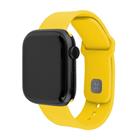 Fixed Set silikonových řemínků Silicone Sporty Strap pro Apple Watch 38 40 41mm, žlutý