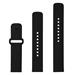 Fixed Set silikonových řemínků Silicone Sporty Strap s Quick Release 22mm pro smartwatch, černý