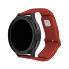 Fixed Set silikonových řemínků Silicone Sporty Strap s Quick Release 22mm pro smartWatch, červený