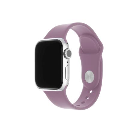 Fixed Set silikonových řemínků Silicone Strap pro Apple Watch 38/40/41mm, světle fialový