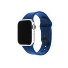 Fixed Set silikonových řemínků Silicone Strap pro Apple Watch 42/44/45/49mm, královsky modrý