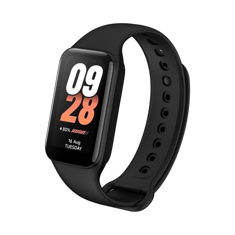 Fixed Silikonový řemínek Silicone Strap pro Xiaomi Smart Band 8 Active, černý