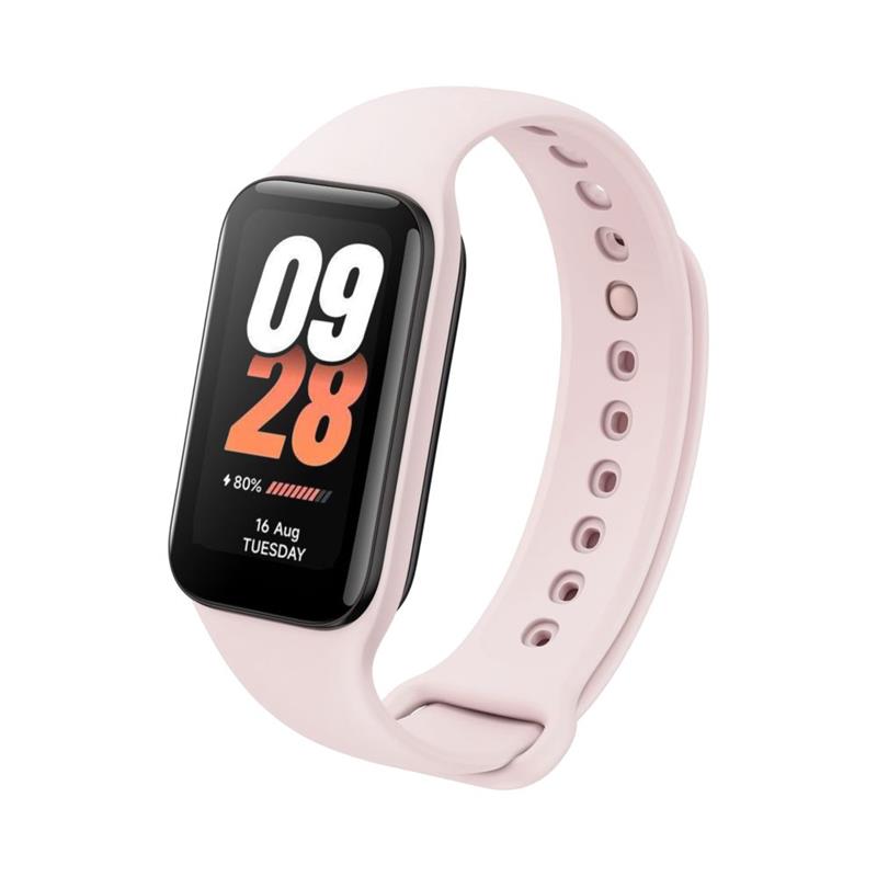 Fixed Silikonový řemínek Silicone Strap pro Xiaomi Smart Band 8 Active, růžový