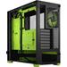 Fractal Design Pop Air RGB Green Core TG Clear Tint