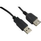 GEMBIRD Kabel prodlužovací datový USB 2.0, A-A, 0,75m černý