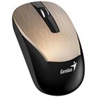 Genius ECO-8015 Myš, bezdrátová, optická, 1600dpi, dobíjecí,USB, zlatá