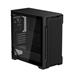 Gigabyte PC Skříň GB-C102G, Mid Tower, 2x USB3.0, Průhledná bočnice, 2x 120mm Fan, černá