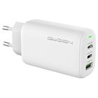 GoGEN Nabíječka do sítě ACHPD 365, 2xUSB-C PD, 1x USB-A, 65W - bílá