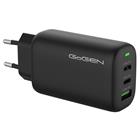 GoGEN Nabíječka do sítě ACHPD 365, 2xUSB-C PD, 1x USB-A, 65W - černá