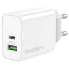 GoGEN Nabíječka do sítě ACHPD230, 1xUSB-C PD, 1x USB-A, 30W - bílá