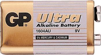 GP 1604AU Baterie Ultra Alkaline 9V blistr