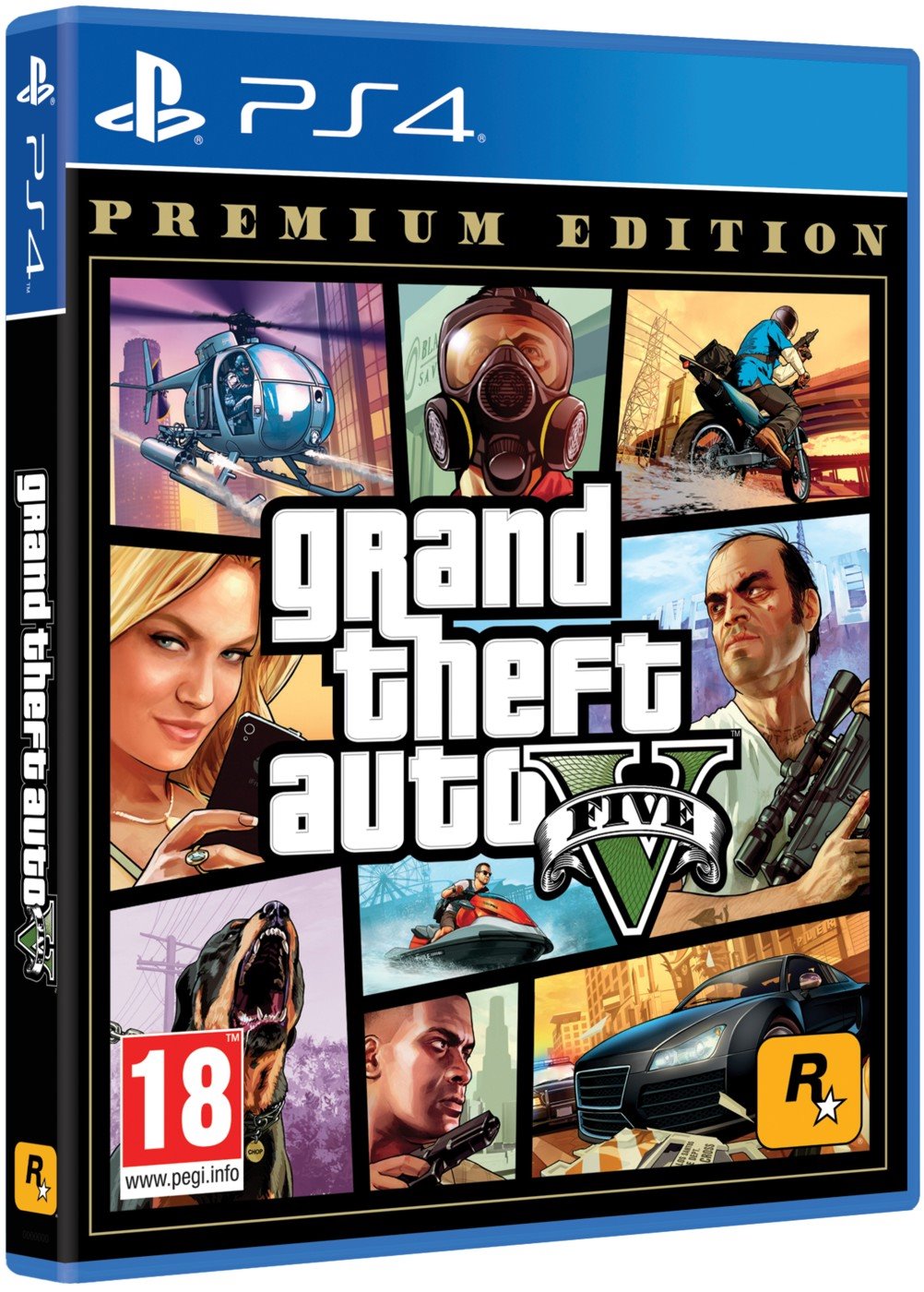 Grand Theft Auto V (GTA 5) Premium Online Edition (PS4)  ExaSoft.cz
