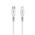 Hama Eco MFi kabel USB 2.0 pro Apple, USB-C – Lightning, 1 m, bílý