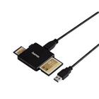 Hama Multi čtečka karet USB 3.0, SD/microSD/CF, černá