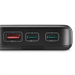 Hama PD 10 powerbanka, 10000 mAh, 3 výstupy: 2x USB-C, 1x USB-A, LED displej, PD, Qualcomm