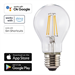 Hama SMART WiFi LED Filament retro žárovka, E27, 7 W, bílá