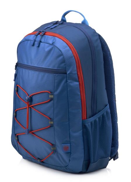 HP 15.6 Active Backpack (Marine Blue/Coral Red)