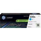 HP 220A Cyan Original LaserJet Toner Cartridge (1,800 pages)