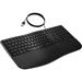 HP 480 Comfort Wired Keyboard - drátová ergonomická klávesnice CZ SK