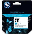 HP 711 (CZ134A, azurová, trojbalení)