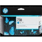 HP 738 300-ml Cyan DesignJet Ink Cartridge