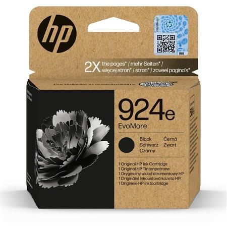 HP 924e EvoMore Black Original Ink Cartridge (1,000 pages)