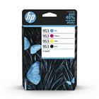 HP 953 CMYK Original Ink Cartridge 4-Pack (700 / 700 / 700 / 1,000 pages) blister