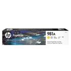 HP 981A (J3M70A, žlutá) - inkoust pro HP PageWide Enterprise Color MFP 586; PageWide Managed Color E55650, 6.000str.