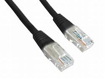 Kabel RJ-45 CAT5e UTP 0,5m; PP12-0.5M/BK