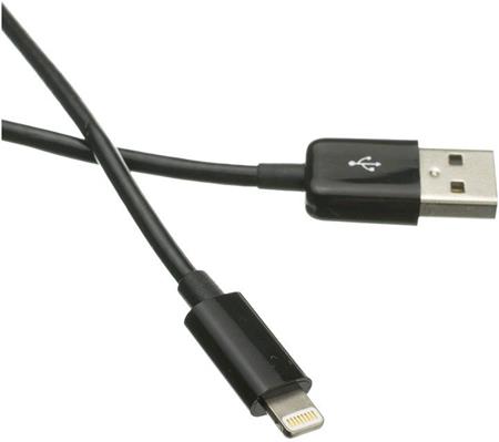 C-TECH USB 2.0 Lightning, 1m, černý; CB-APL-10B