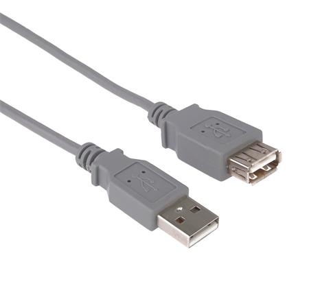 PremiumCord USB 2.0 kabel prodlužovací, A-A, 2m; kupaa2