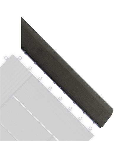 Přechodová lišta G21 Eben pro WPC dlaždice, 38,5 x 7,5 cm rohová (pravá); PRL107