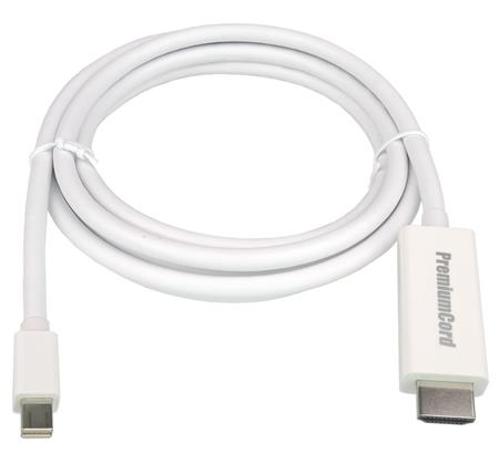 PremiumCord  Mini DisplayPort - HDMI  kabel  M/M  1m; kportadmk01-01