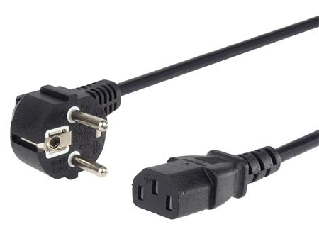 PremiumCord Kabel síťový 230V k počítači 2m; kpsp2