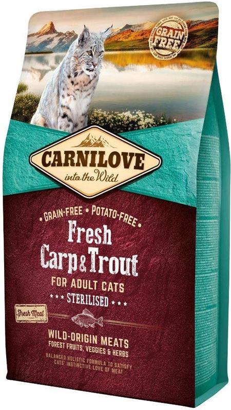 Carnilove Cat Fresh Carp & Trout Sterilised Adult 2kg; 94785