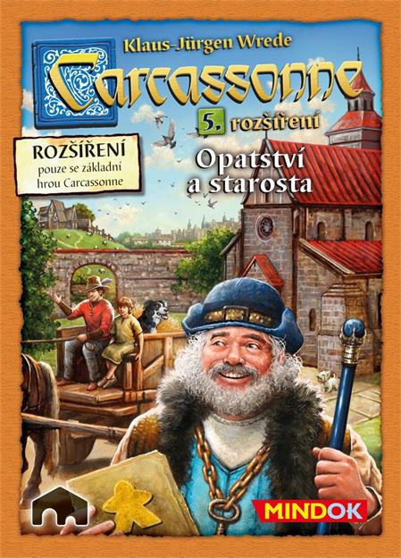 Mindok Carcassonne - rozšíření 5 (Opatství a starosta); 8595558300044