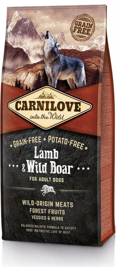 Carnilove Dog Lamb & Wild Boar for Adult 12kg; 74639