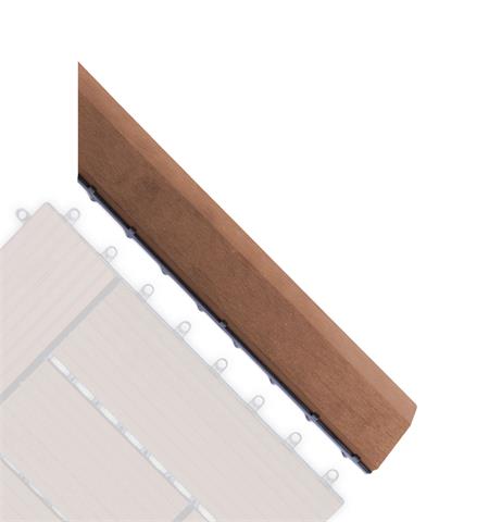 Přechodová lišta G21 třešeň pro WPC dlaždice, 38,5 x 7,5 cm rohová (pravá); PRL2