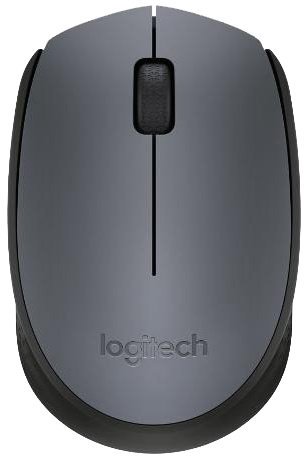 Logitech Wireless Mouse M170, šedá; 910-004642