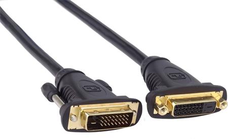 PremiumCord DVI-D prodlužovací kabel,dual-link,DVI(24+1),MF, 5m; kpdvimf5