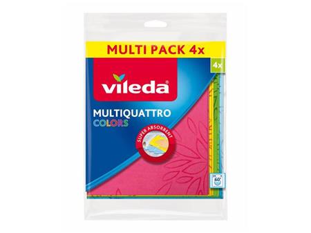 Vileda Hadřík MULTIQUATTRO COLORS 164519 4ks; 164519