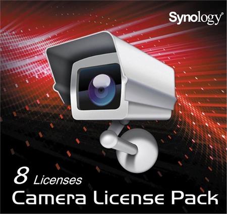 Synology Camera License Pack x 8pack; DEVICE LICENSE (X 8)