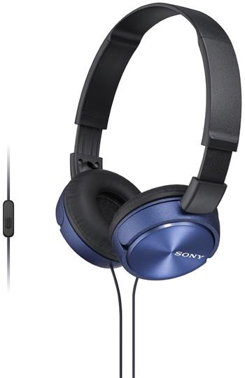 SONY MDR-ZX310APL, handsfree modrá; MDRZX310APL.CE7