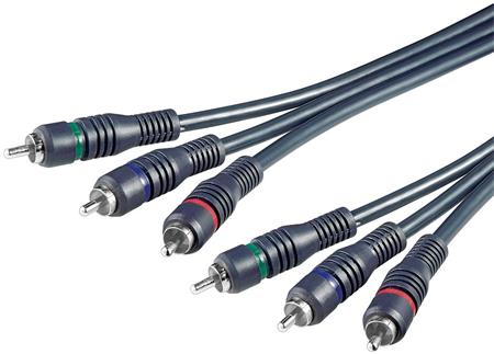 PremiumCord Kabel 3x CINCH-3x CINCH M/M 2m HQ; kjackcmm3hq-2