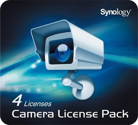 Synology Camera License Pack x 4pack; DEVICE LICENSE (X 4)