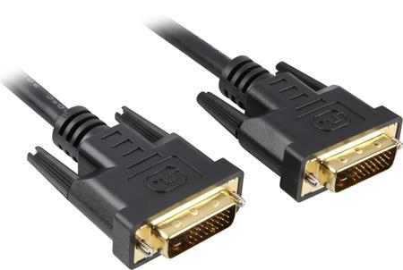 PremiumCord DVI-D propojovací kabel,dual-link,DVI(24+1),MM, 15m; kpdvi2-15