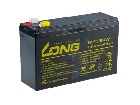 Long 12V 6Ah olověný akumulátor HighRate F2 (WP1224W); PBLO-12V006-F2AH