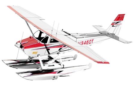 METAL EARTH 3D puzzle Cessna 182 Hydroplán; 122567